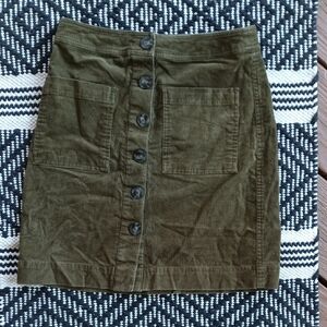 Daniel Cremieux Green Mini Pencil Skirt Casual